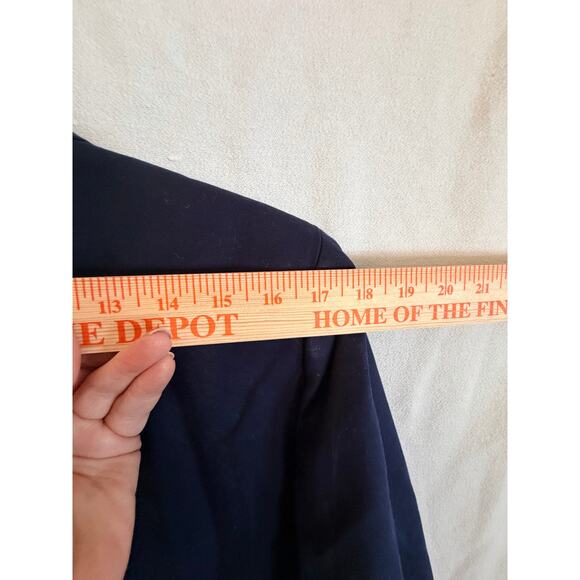 Lauren Ralph Lauren Navy Crest Blazer – Gold Buttons – Women’s size 14 - Picture 10 of 11